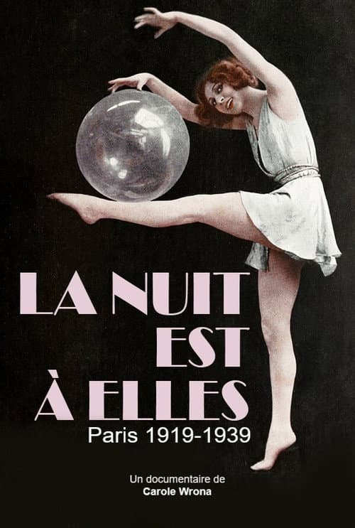 Poster for La nuit est à elles, Paris 1919-1939