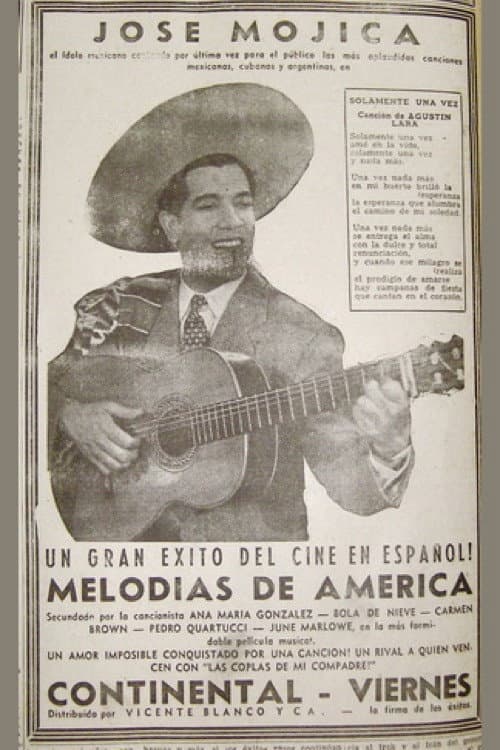 Постер до фільму «Melodías de América»