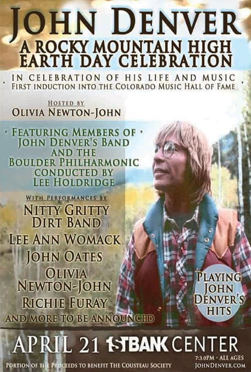 Poster for John Denver Rocky Mountain High An Earth Day Concert