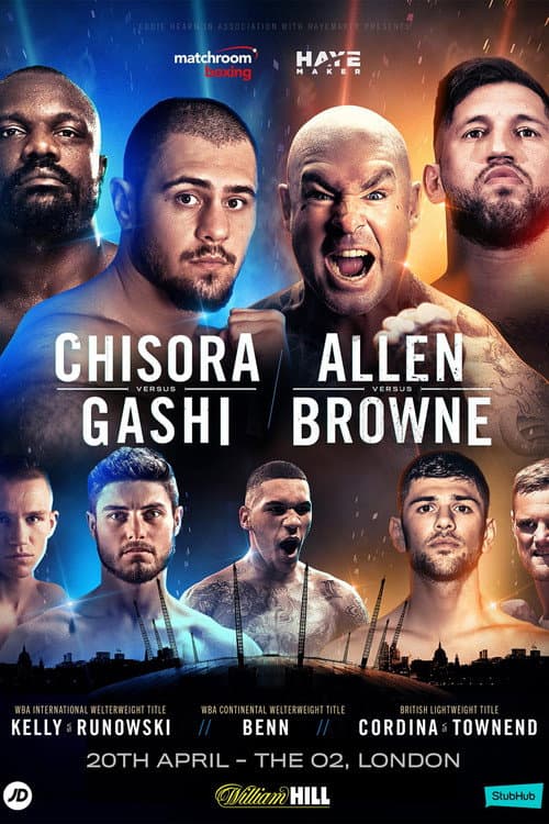 Poster for Derek Chisora vs. Senad Gashi