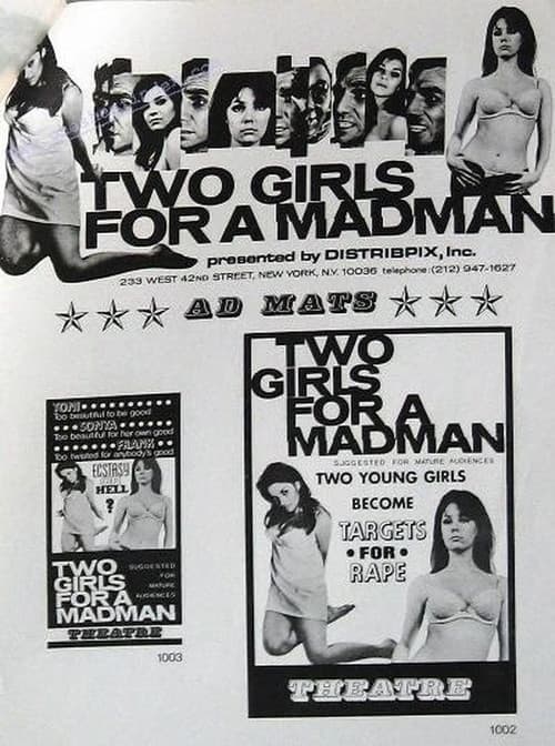 Poster for Two Girls for a Madman