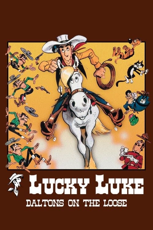 Poster for Lucky Luke: Daltons on the Loose