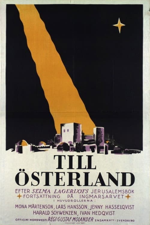 Poster for To the Orient