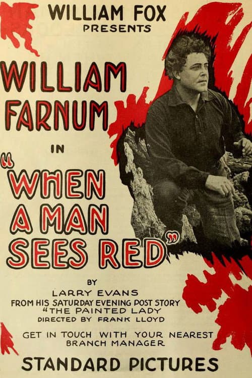 Poster for When a Man Sees Red