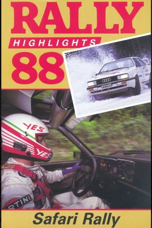Poster for Safari Rally 1988