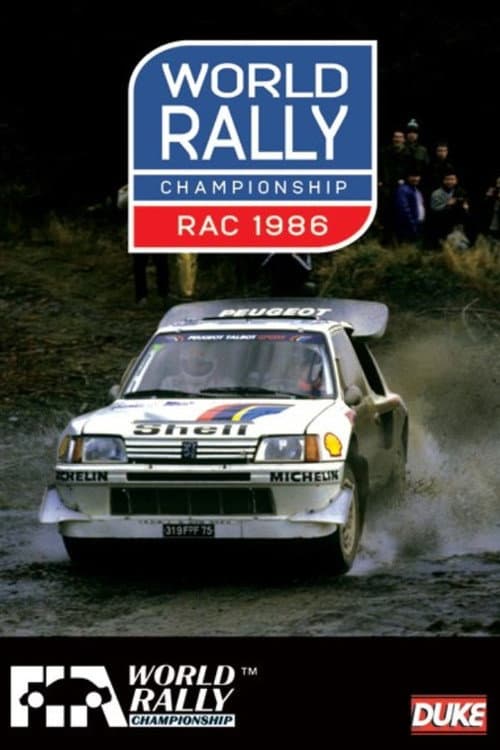Poster for RAC Rally 1986