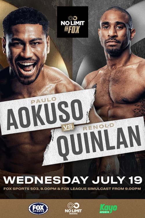 Poster for Paulo Aokuso vs. Renold Quinlan