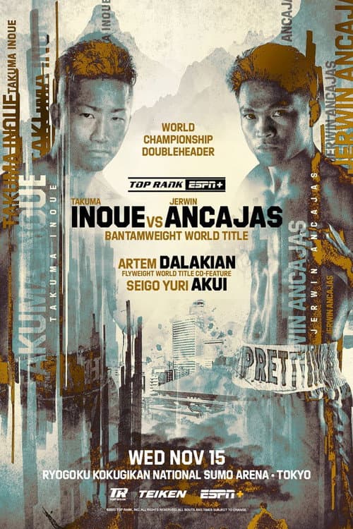 Poster for Takuma Inoue vs. Jerwin Ancajas