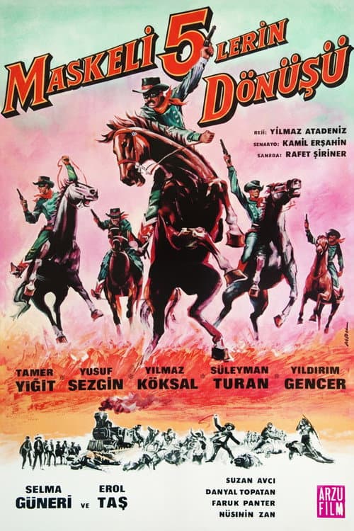 Poster for The Return of the Masked Five