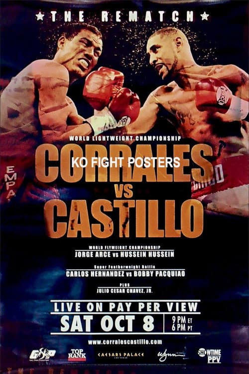 Poster for Diego Corrales vs. José Luis Castillo II