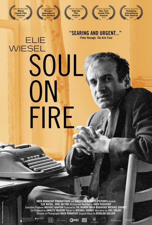 Poster for Elie Wiesel: Soul on Fire