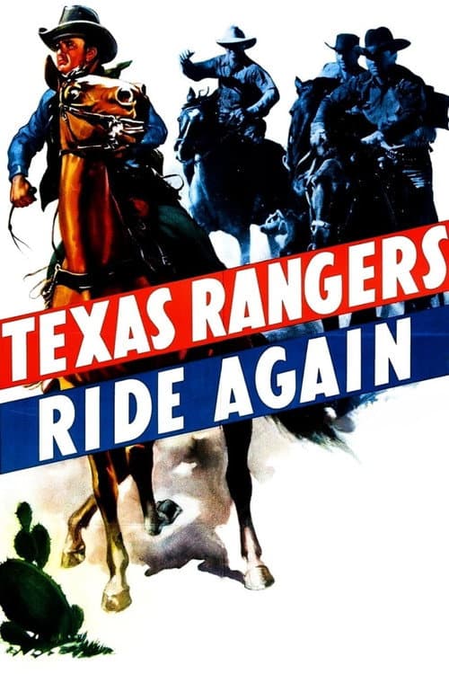 Poster for The Texas Rangers Ride Again