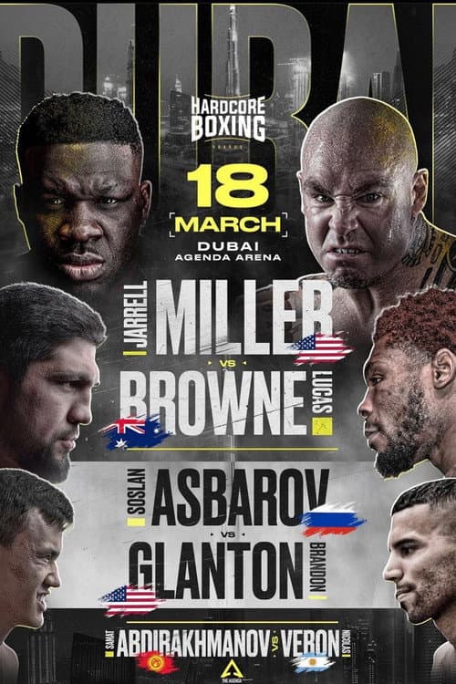 Poster for Jarrell Miller vs. Lucas Browne