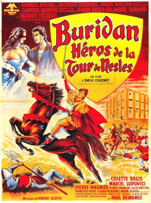 Poster for Buridan, hero of the tower of Nesle