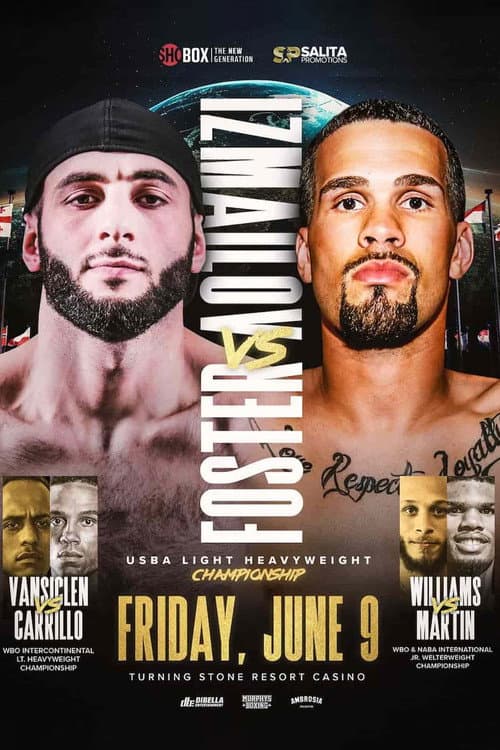 Poster for Ali Izmailov vs. Charles Foster