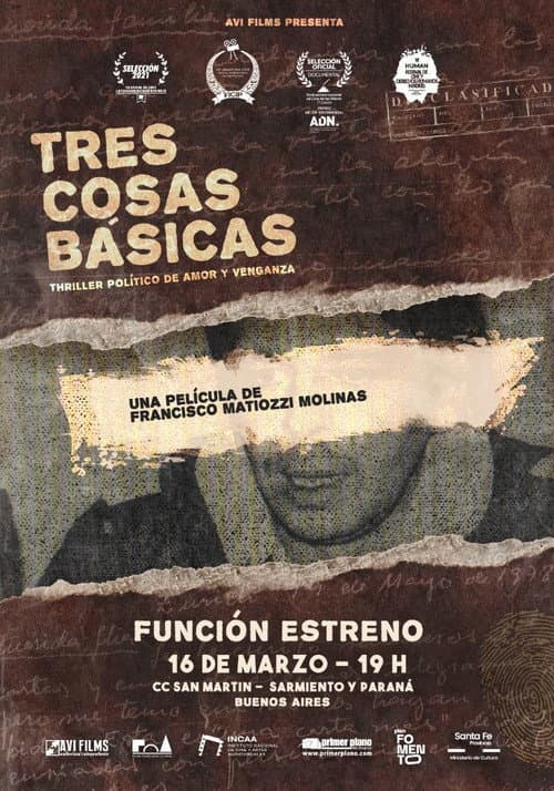 Poster for Tres cosas básicas