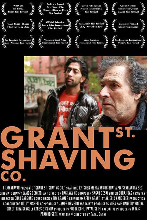 Poster for Grant St. Shaving Co.
