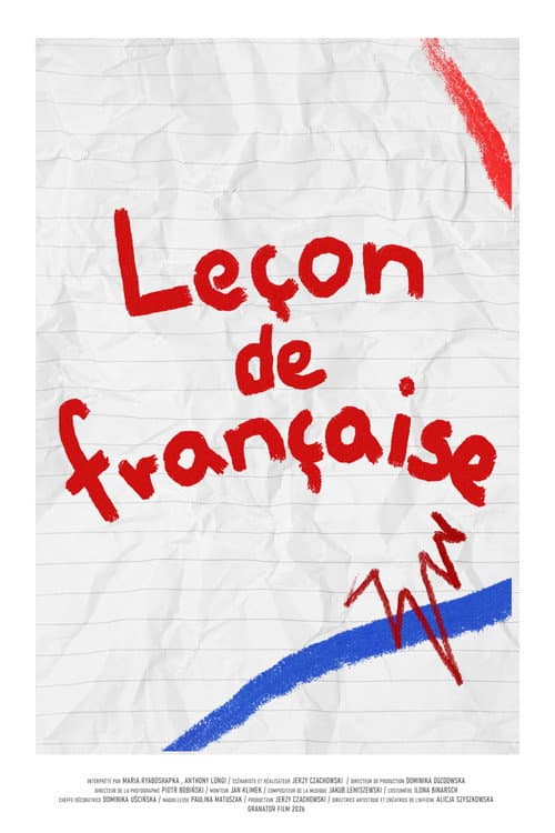 Poster for Leçon de français