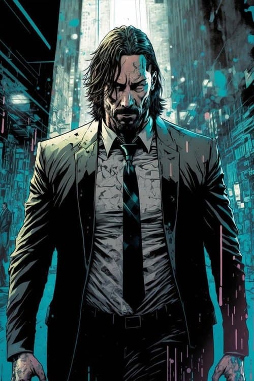 Poster for Untitled Animated John Wick Prequel