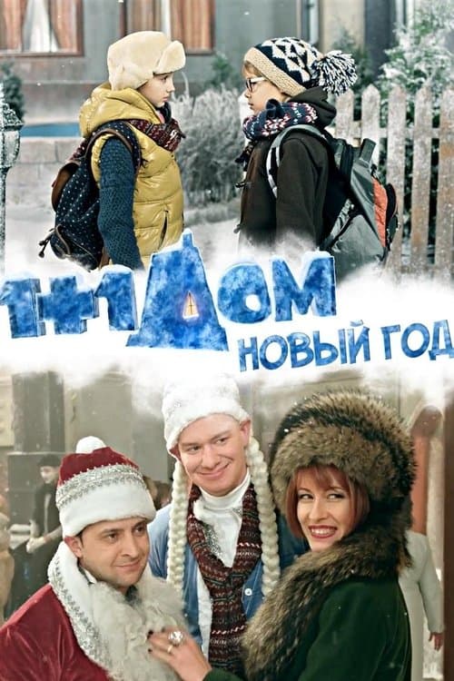 Poster for 1+1 at Home. New Year