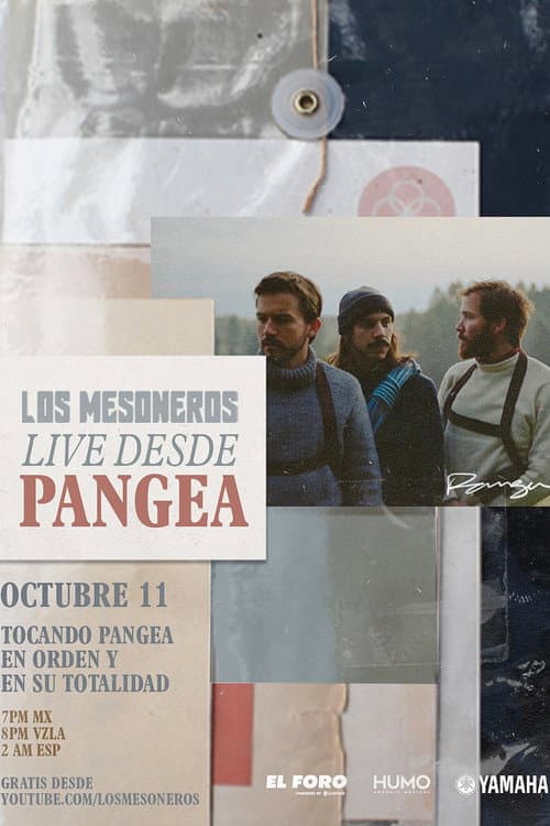 Poster for Los Mesoneros Live Desde Pangea