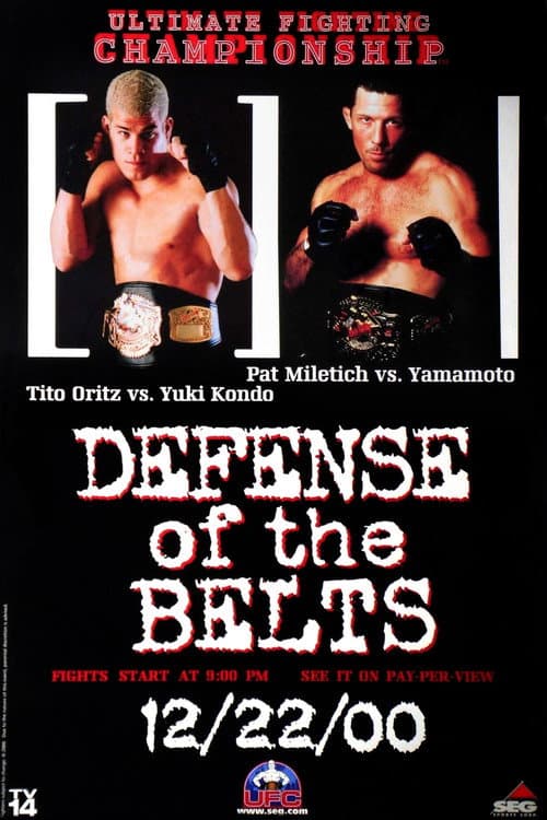 Poster for UFC 29: Defense of the Belts