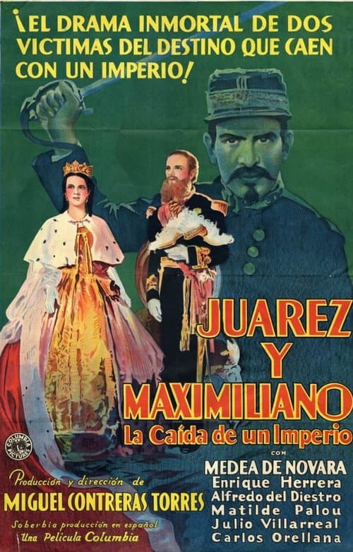 Poster for Juarez and Maximilian