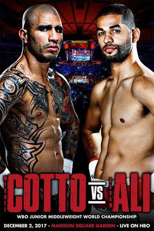 Poster for Miguel Cotto vs. Sadam Ali