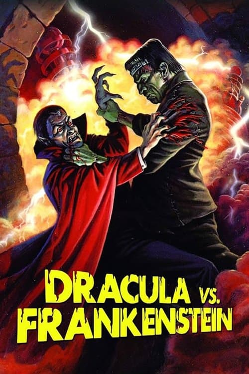 Poster for Dracula vs. Frankenstein
