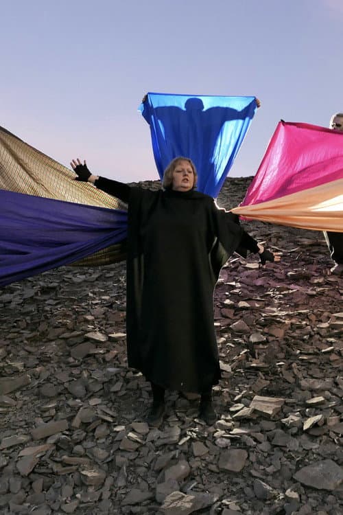 Poster for Songs of Hope and Despair. Performed by Bundschuh, Fish, Fox Tail, Rainbow, Dead Drummer, Muse-Leaving Germany and by other agencies