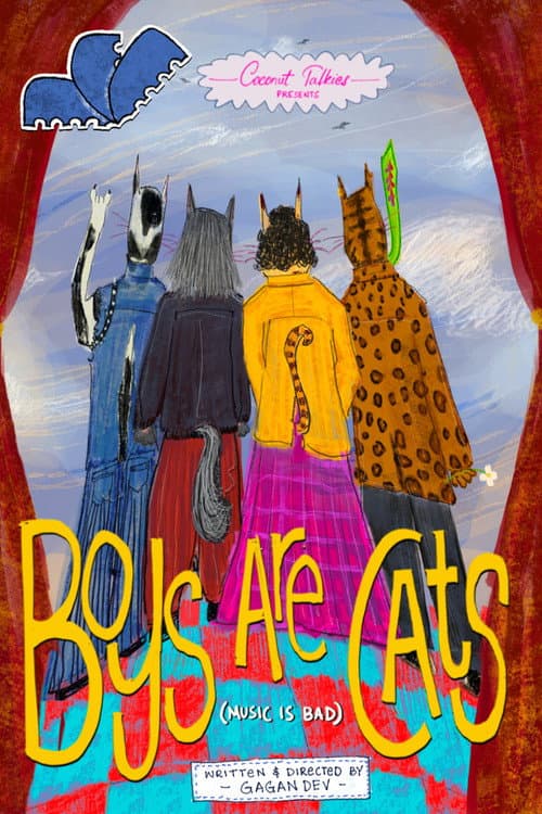 Poster for Boys Are Cats (music is bad)