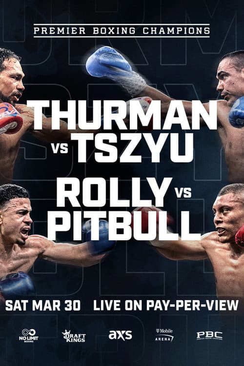 Poster for Keith Thurman vs. Tim Tszyu