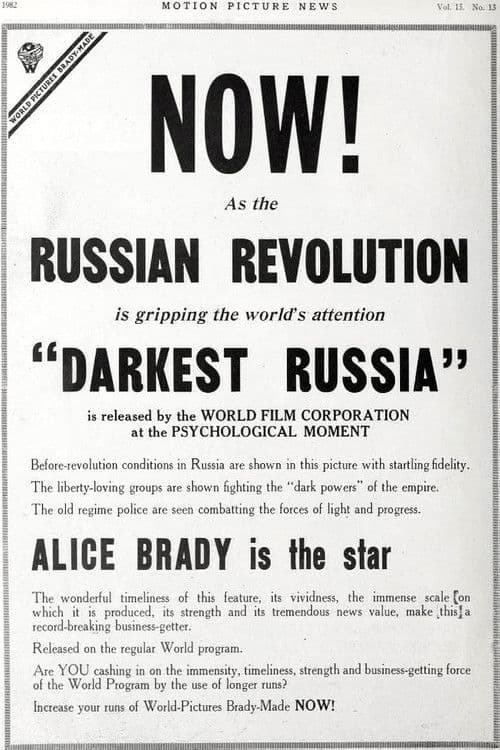 Poster for Darkest Russia