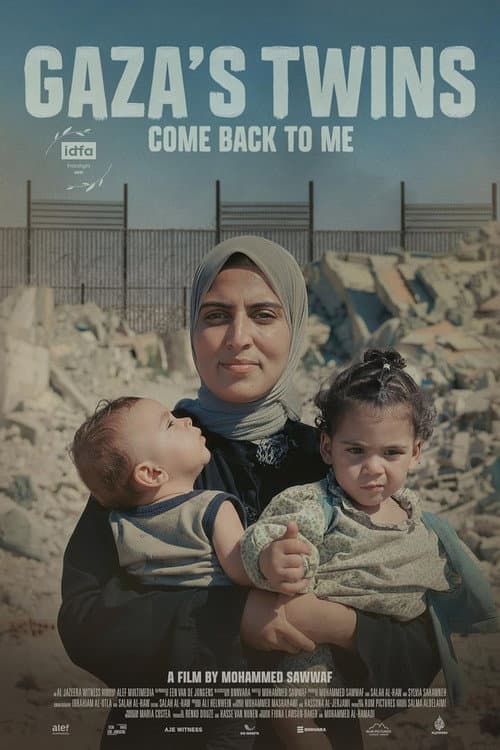 Poster for Gaza's Twins, Come Back to Me