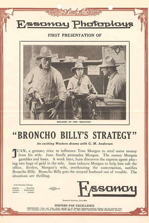 Poster for Broncho Billy's Strategy