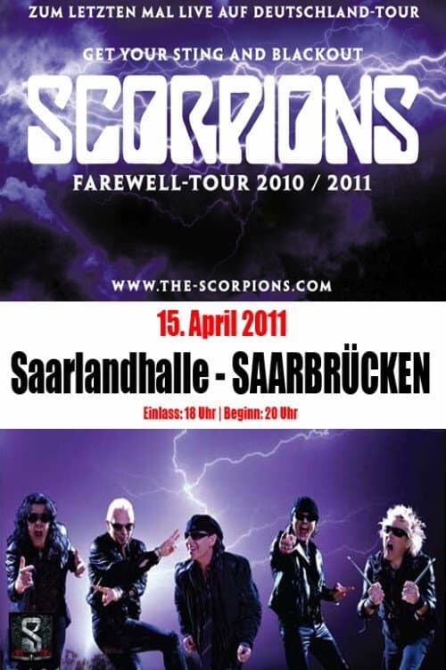 Poster for Scorpions - Live au Saarlandhalle Saarbrucken