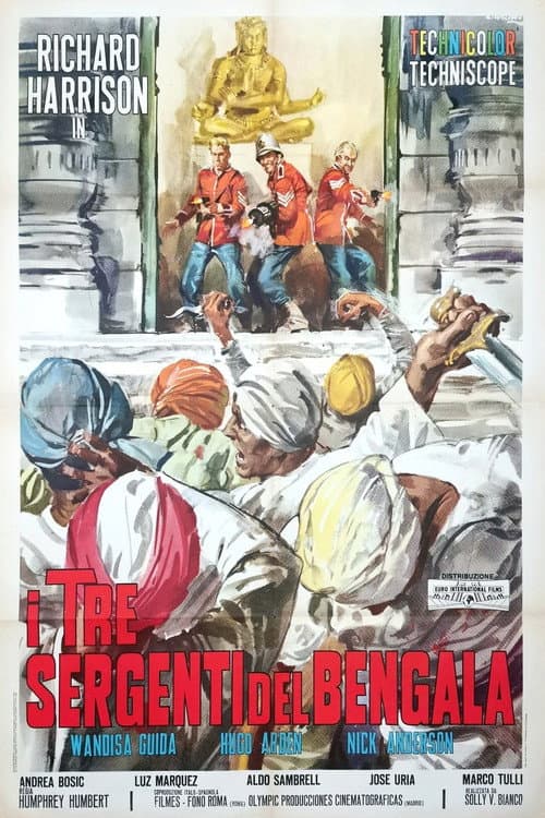 Poster for Three Sergeants of Bengal