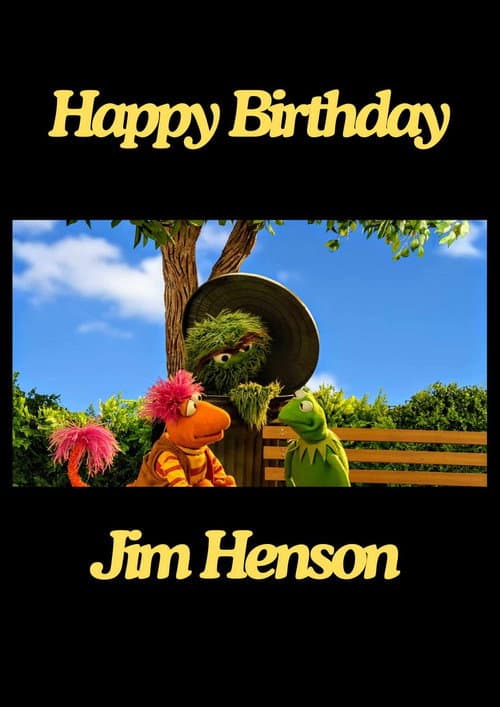 Poster for Happy Birthday Jim Henson