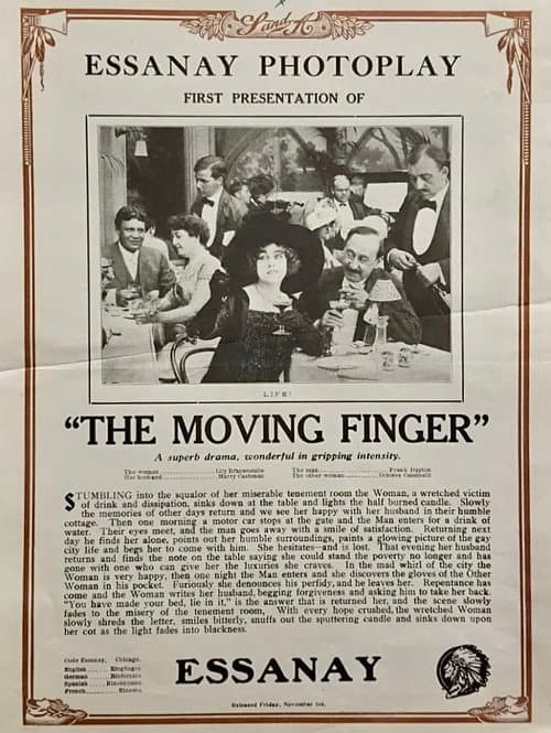 Poster for The Moving Finger