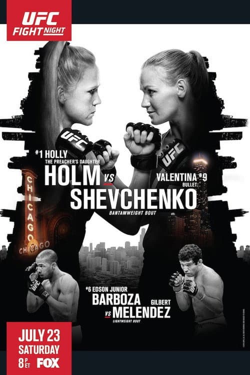 Poster for UFC on Fox 20: Holm vs. Shevchenko