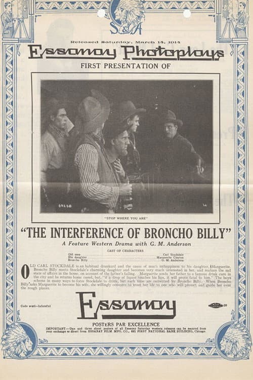 Poster for The Inference of Broncho Billy