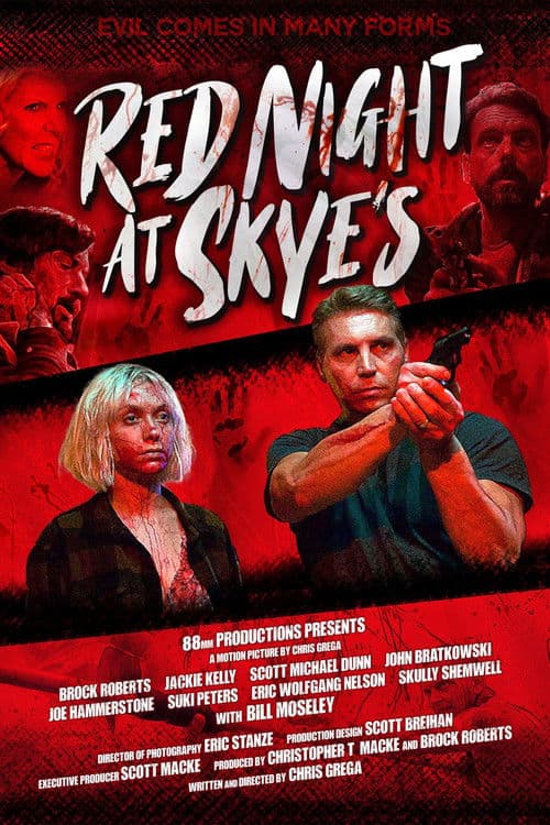 Poster for Red Night at Skye's