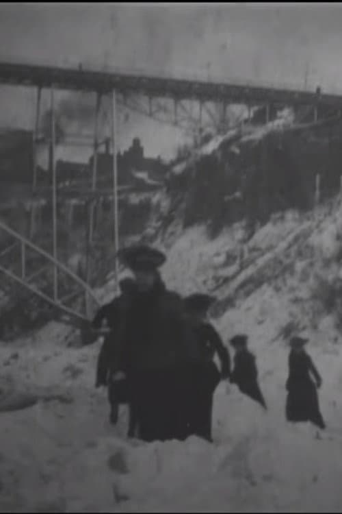 Poster for Crossing Ice Bridge at Niagara Falls
