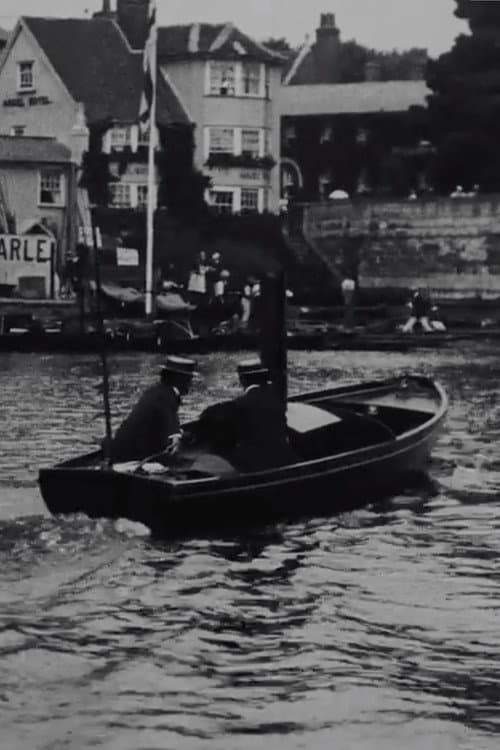 Poster for Thames River Scenery - Panorama of the Crowded River