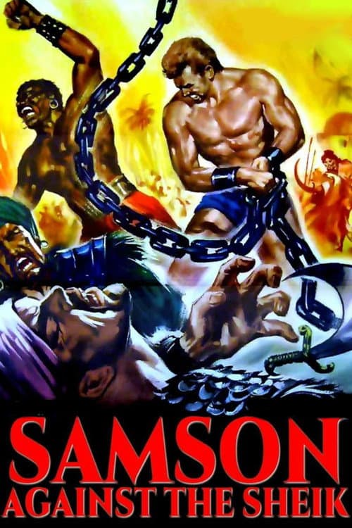 Постер до фільму «Samson Against the Sheik»