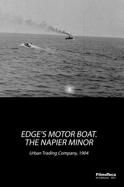 Poster for Edge's Motor Boat. The Napier Minor