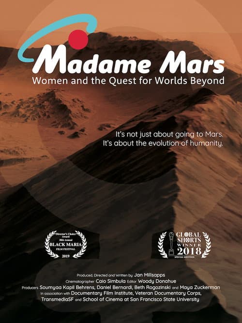 Poster for Madame Mars: Women and the Quest for Worlds Beyond