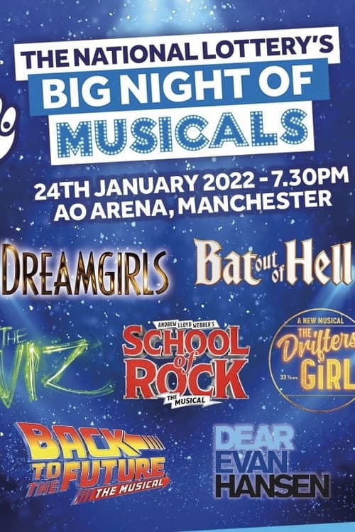 Poster for The National Lottery’s Big Night Of Musicals