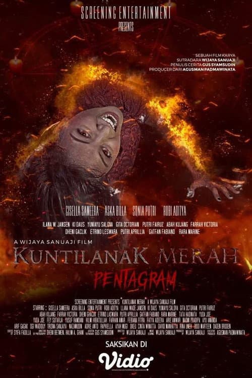 Poster for Kuntilanak Merah Pentagram