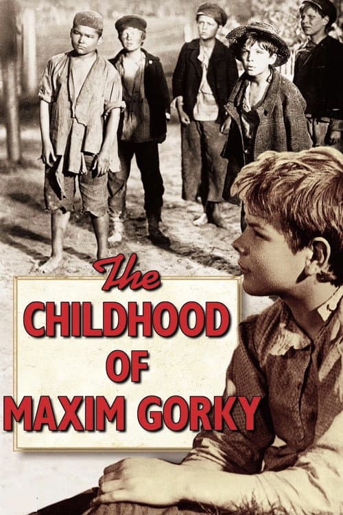 Poster for The Childhood of Maxim Gorky